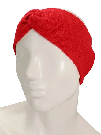 SEEBERGER | Kaschmir Stirnband | rot